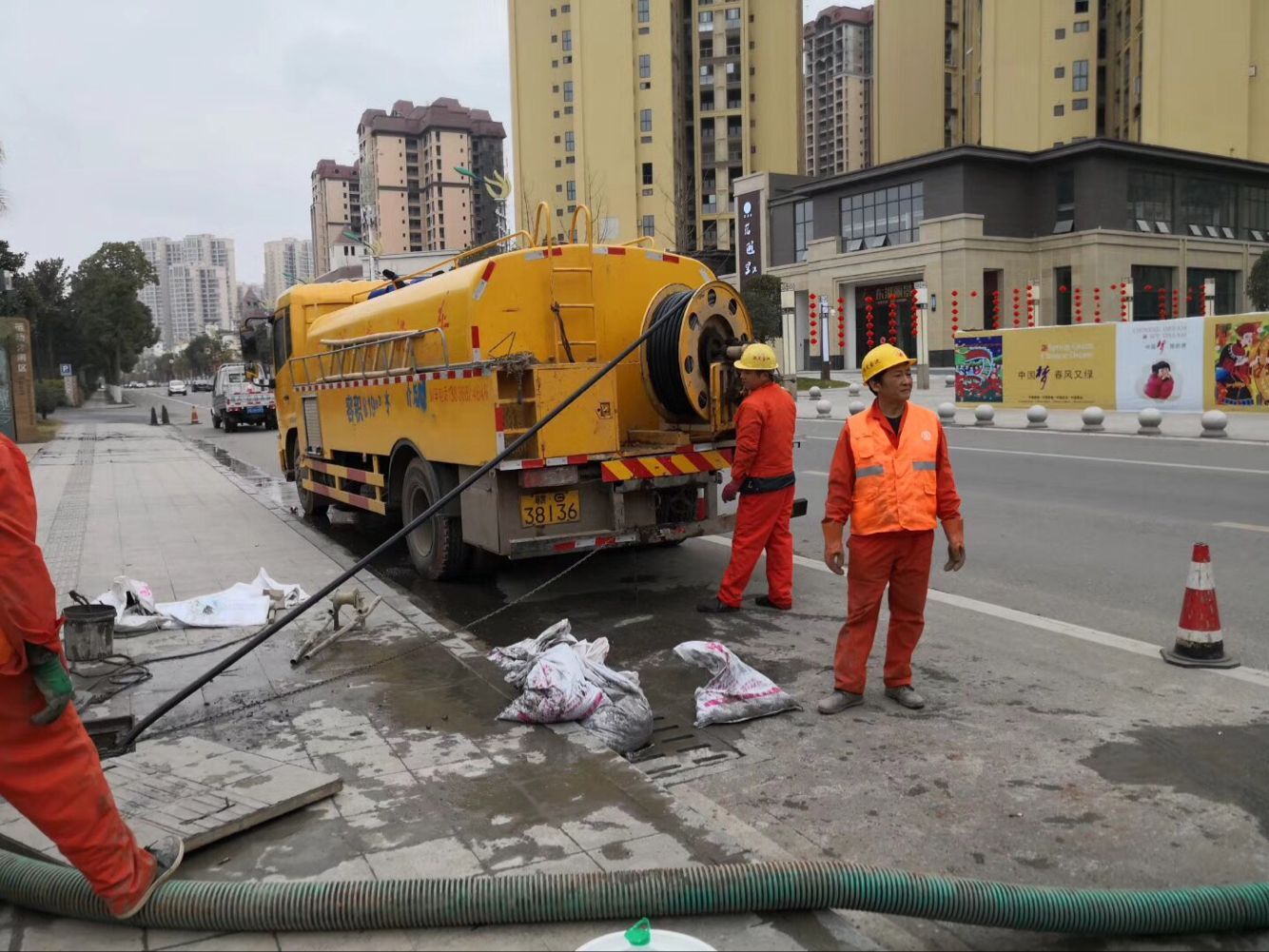 宜川排污管道清淤-管道清洗